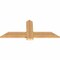 Ekena Millwork Eugene Smooth Timber Gable Bracket, Western Red Cedar, 48"W x 20"H x 1 1/2"D x 5 1/2"F, 10/12 Pitch GBW048X20X0206EUG00SWR - alternate 3